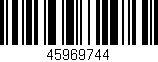 Código de barras (EAN, GTIN, SKU, ISBN): '45969744'