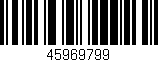 Código de barras (EAN, GTIN, SKU, ISBN): '45969799'