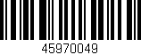 Código de barras (EAN, GTIN, SKU, ISBN): '45970049'