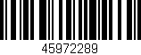 Código de barras (EAN, GTIN, SKU, ISBN): '45972289'