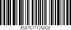 Código de barras (EAN, GTIN, SKU, ISBN): '4597577125008'