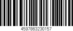 Código de barras (EAN, GTIN, SKU, ISBN): '4597863230157'