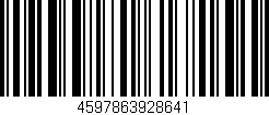 Código de barras (EAN, GTIN, SKU, ISBN): '4597863928641'
