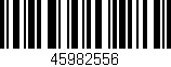 Código de barras (EAN, GTIN, SKU, ISBN): '45982556'