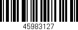 Código de barras (EAN, GTIN, SKU, ISBN): '45983127'