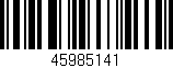 Código de barras (EAN, GTIN, SKU, ISBN): '45985141'