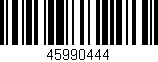 Código de barras (EAN, GTIN, SKU, ISBN): '45990444'