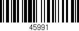 Código de barras (EAN, GTIN, SKU, ISBN): '45991'
