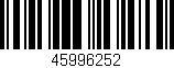 Código de barras (EAN, GTIN, SKU, ISBN): '45996252'