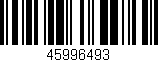 Código de barras (EAN, GTIN, SKU, ISBN): '45996493'