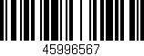 Código de barras (EAN, GTIN, SKU, ISBN): '45996567'