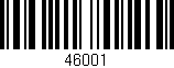 Código de barras (EAN, GTIN, SKU, ISBN): '46001'