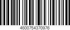 Código de barras (EAN, GTIN, SKU, ISBN): '4600754370976'