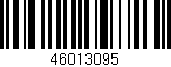 Código de barras (EAN, GTIN, SKU, ISBN): '46013095'