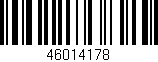 Código de barras (EAN, GTIN, SKU, ISBN): '46014178'