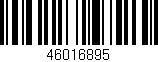 Código de barras (EAN, GTIN, SKU, ISBN): '46016895'