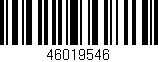 Código de barras (EAN, GTIN, SKU, ISBN): '46019546'