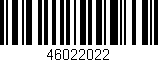 Código de barras (EAN, GTIN, SKU, ISBN): '46022022'