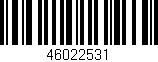 Código de barras (EAN, GTIN, SKU, ISBN): '46022531'