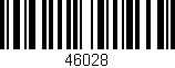 Código de barras (EAN, GTIN, SKU, ISBN): '46028'