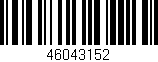 Código de barras (EAN, GTIN, SKU, ISBN): '46043152'
