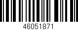 Código de barras (EAN, GTIN, SKU, ISBN): '46051871'