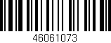Código de barras (EAN, GTIN, SKU, ISBN): '46061073'