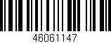 Código de barras (EAN, GTIN, SKU, ISBN): '46061147'