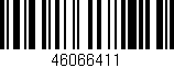 Código de barras (EAN, GTIN, SKU, ISBN): '46066411'