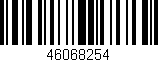 Código de barras (EAN, GTIN, SKU, ISBN): '46068254'