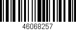 Código de barras (EAN, GTIN, SKU, ISBN): '46068257'