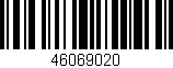 Código de barras (EAN, GTIN, SKU, ISBN): '46069020'