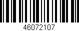 Código de barras (EAN, GTIN, SKU, ISBN): '46072107'