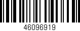 Código de barras (EAN, GTIN, SKU, ISBN): '46096919'