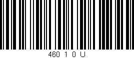 Código de barras (EAN, GTIN, SKU, ISBN): '460_1_0_U'