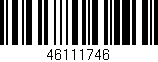 Código de barras (EAN, GTIN, SKU, ISBN): '46111746'
