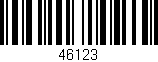 Código de barras (EAN, GTIN, SKU, ISBN): '46123'