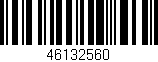 Código de barras (EAN, GTIN, SKU, ISBN): '46132560'