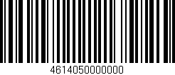 Código de barras (EAN, GTIN, SKU, ISBN): '4614050000000'