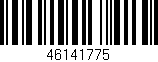 Código de barras (EAN, GTIN, SKU, ISBN): '46141775'