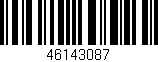 Código de barras (EAN, GTIN, SKU, ISBN): '46143087'