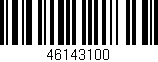 Código de barras (EAN, GTIN, SKU, ISBN): '46143100'