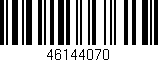 Código de barras (EAN, GTIN, SKU, ISBN): '46144070'