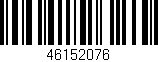 Código de barras (EAN, GTIN, SKU, ISBN): '46152076'