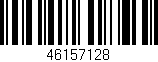 Código de barras (EAN, GTIN, SKU, ISBN): '46157128'