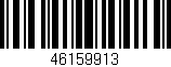 Código de barras (EAN, GTIN, SKU, ISBN): '46159913'