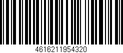Código de barras (EAN, GTIN, SKU, ISBN): '4616211954320'