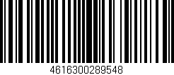 Código de barras (EAN, GTIN, SKU, ISBN): '4616300289548'