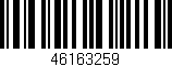 Código de barras (EAN, GTIN, SKU, ISBN): '46163259'