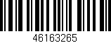Código de barras (EAN, GTIN, SKU, ISBN): '46163265'